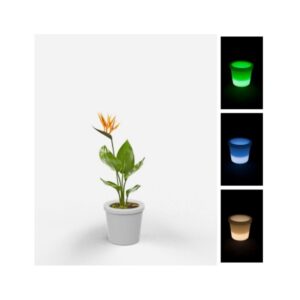 Donica podświetlana LED Iris mała 30 cm