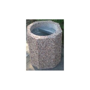 Kosz betonowy ośmiokątny 40 L