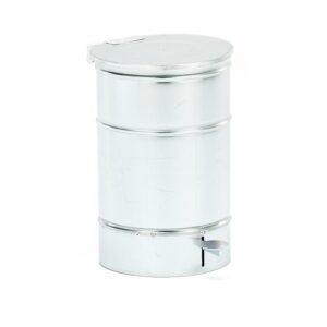 Kosz na śmieci z pedałem fi 320x480 mm, 30 L, galwanizowany