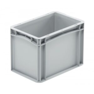 Pojemnik transportowy Euro Basicline 300x200x220 mm szary, pełny