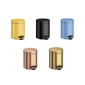 Kosz na śmieci Meliconi NEW LINE 5 L stal na pedał