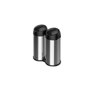 Kosz na śmieci Meliconi Ecolux 80 L Soft Touch stalowy 2x40 L