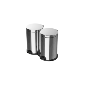 Kosz na śmieci Meliconi Ecolux 40 L na pedał 2x20 L