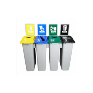 Zestaw do recyklingu odpadów Stacja Waste 4x87l