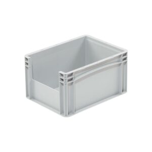 Pojemnik magazynowy 400x300x220 skrzynka z oknem inspekcyjnym