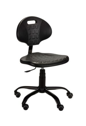 Krzesło przemysłowe z siedziskiem i oparciem poliuretanowym rama stalowa 1BKP POLS