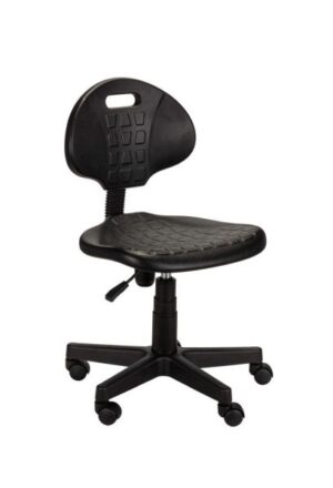 Krzesło przemysłowe obrotowe warsztatowe poliuretanowe pur 0BKP POLS