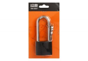 Kłódka bębenkowa żeliwna KSS41 pałąk h=67 mm, BLISTER