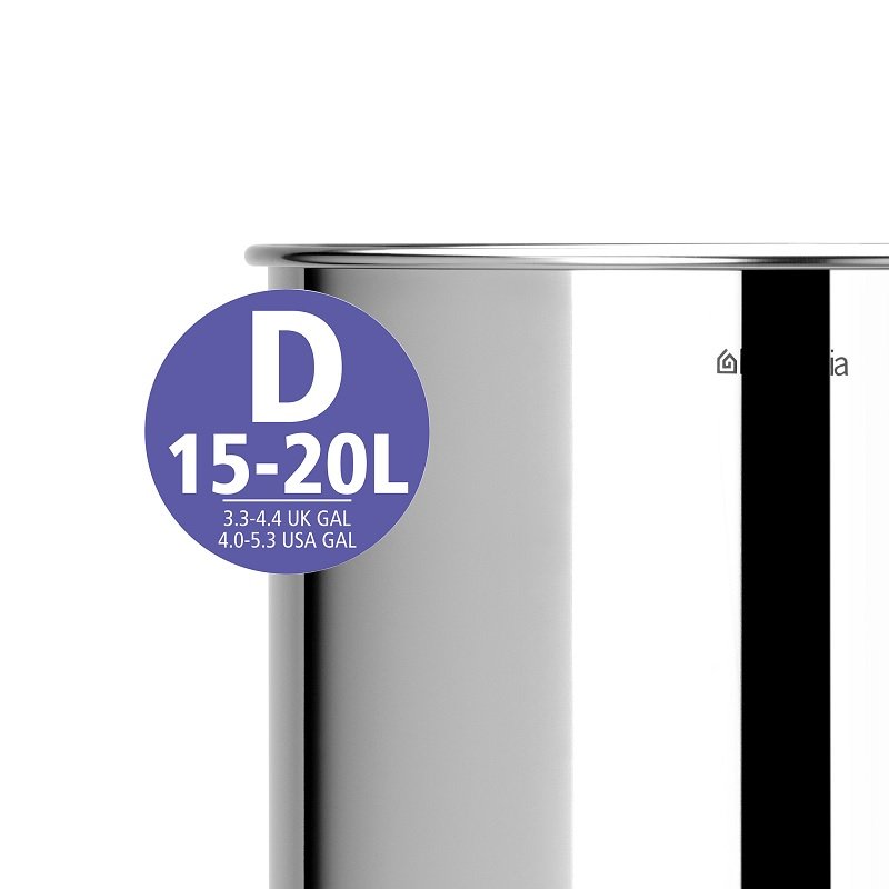 brabantia brabantia-kubelek-15l-stal-polerowana-worki