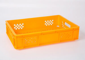 Skrzynka Euro 600x400x130-5 ażurowe dno