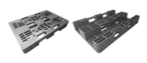 Higieniczna europaleta ażurowa na regały wysokiego składowania z atestem PZH