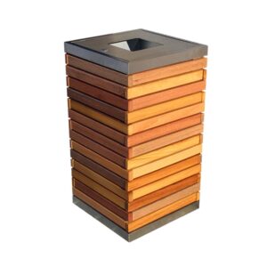 Kosz stalowo-drewniany BALT, 60l