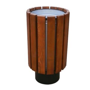 Kosz stalowo-drewniany Wrocławski, 35l-45l