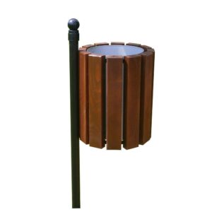 Kosz z kulą stalowo-drewniany, 35l-45l