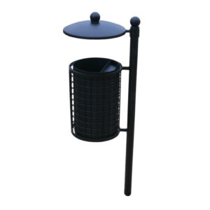 Kosz Poznański z daszkiem stalowy, 35l