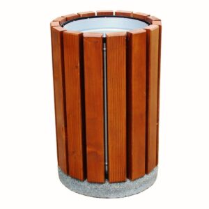 Kosz stalowo-drewniany Stone II, 35l-45l