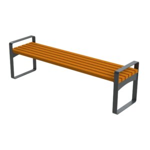 Ławka stalowa ARISTO bez oparcia