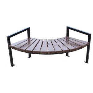 Ławka stalowa półokrągła [p;Genus