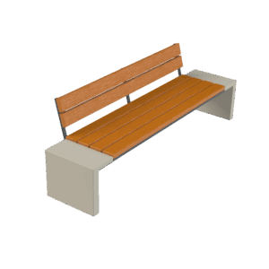 Ławka ze stali nierdzewnej PAKO II