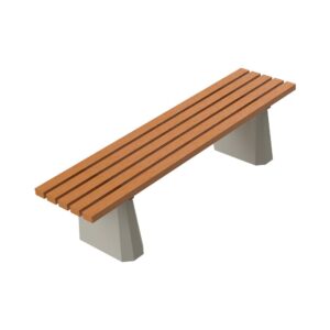 Ławka ze stali nierdzewnej PEDRA