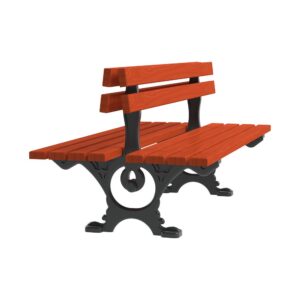 Ławka żeliwna Retro podwójna