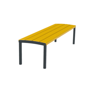 Ławka stalowa SENTRA bez oparcia