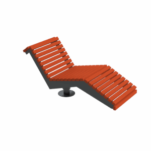 Leżak miejski obrotowy GRANO