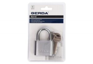 Kłódka stalowa, pałąkowa GERDA Barrel 30mm, blister