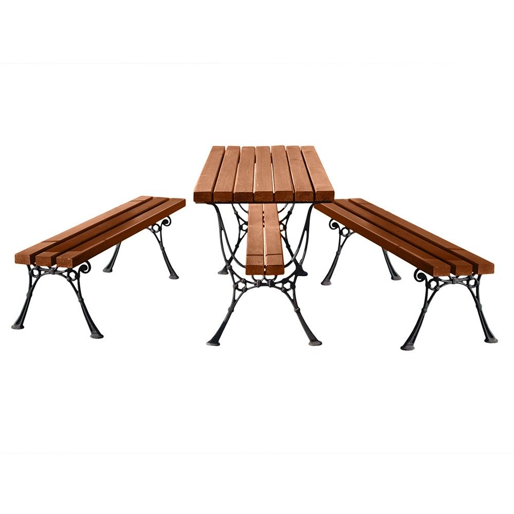 zestaw-standard-bez-oparcia-zeliwny- zestaw ogrodowy