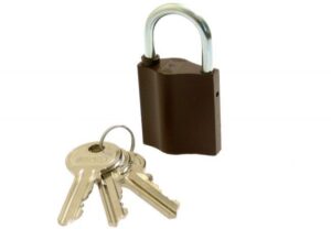 Kłódka znalowa K350 z dużym kluczem