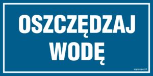 NC072 Oszczędzaj wodę