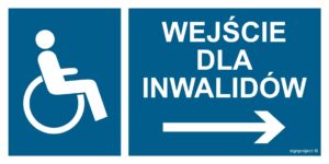 NC115 Wejście dla inwalidów w prawo