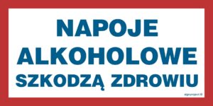 ND016 Napoje alkoholowe szkodzą zdrowiu