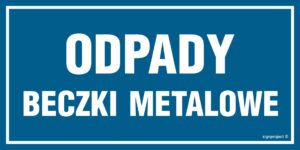 ND019 Odpady beczki metalowe