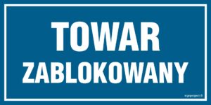 ND029 Towar zablokowany