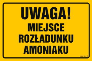 ND032 Uwaga miejsce rozładunku amoniaku