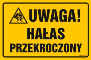ND046 Uwaga hałas przekroczony