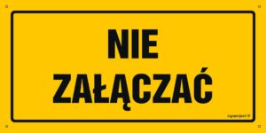 OA192 Nie załączać