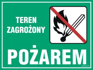 OB004 Teren zagrożony pożarem