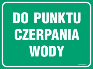 OB014 Do punktu czerpania wody