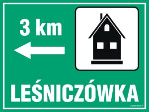 OC001 Lesniczówka - odległość