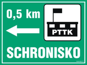 OC002 Schronisko - odległość