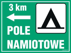 OC003 Pole namiotowe - odległość