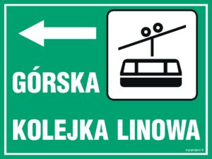 OC009 Kierunek do górskiej kolejki linowej