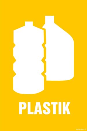OD102 Etykiety na pojemniki na odpady Plastik