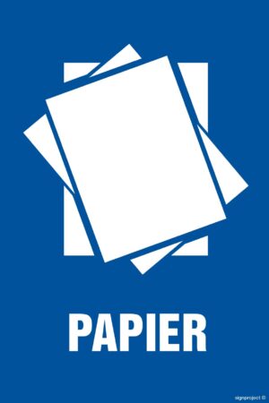 OD103 Etykiety na pojemniki na odpady Papier