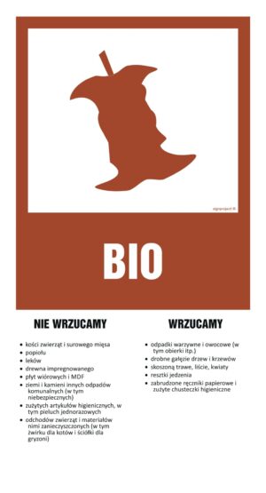 OD200 Instrukcja segregacji odpadów - BIO