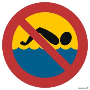 OE010 Kąpiel zabroniona