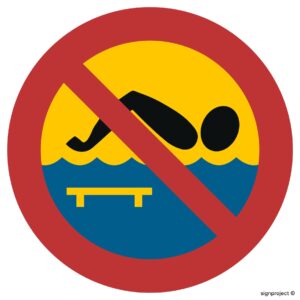 OE011 Kąpiel zabroniona - most