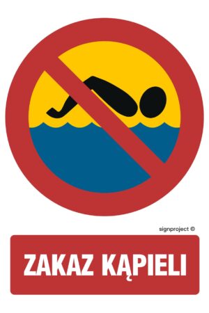 OE018 Zakaz kąpieli